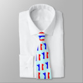 Frankrijk kaart en vlag Stropdas (Gebonden)