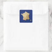 Frankrijk Kaart Sticker (Tas)