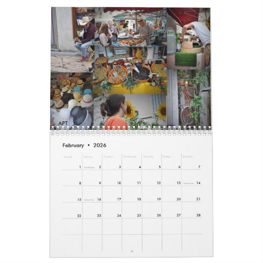 Frankrijk Kalender (Feb 2026)