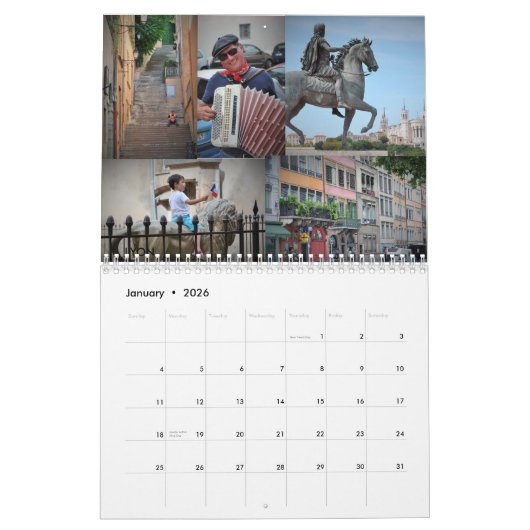 Frankrijk Kalender (Jan 2026)