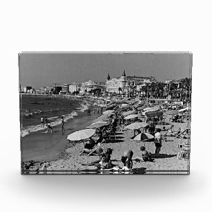 Frankrijk kanaliseert het strand Fotoblokken