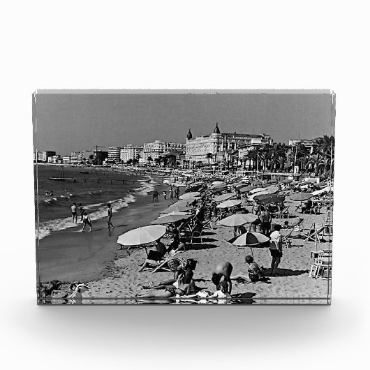 Frankrijk kanaliseert het strand Fotoblokken (Voorkant)
