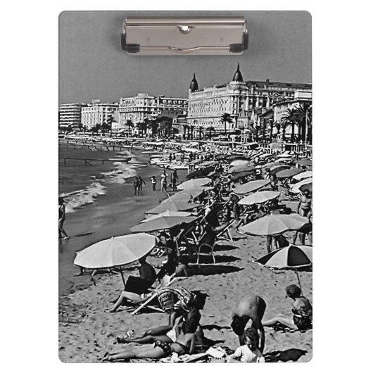 Frankrijk kanaliseert het strand Klembord (Voorkant)