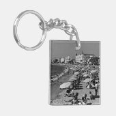  Frankrijk kanaliseert het strand Sleutelhanger (Voorkant Links)