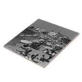  Frankrijk kanaliseert het strand Tegeltje (Zijkant)