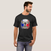 Frankrijk Kat Frankrijk Frans T-shirt (Voorkant volledig)