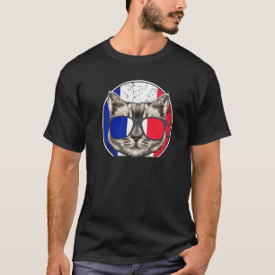 Frankrijk Kat Frankrijk Frans T-shirt