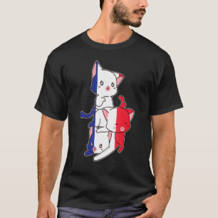 Frankrijk Katten Frankrijk Frans T-shirt