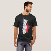 Frankrijk Katten Frankrijk Frans T-shirt (Voorkant volledig)