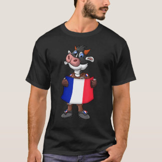 Frankrijk Koe Fan T-shirt