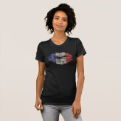 frankrijk kus t-shirt (Voorkant volledig)