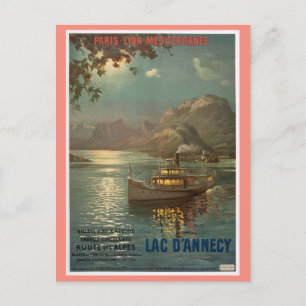  Frankrijk Lake Annecy Franse reizen Briefkaart
