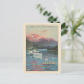  Frankrijk Lake Annecy Franse reizen Briefkaart (Staand voorkant)