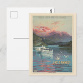  Frankrijk Lake Annecy Franse reizen Briefkaart (Voorkant / Achterkant)