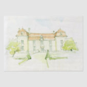 FRANKRIJK LAND CHATEAU  DECOUPAGE TISSUEPAPIER (Voorkant)