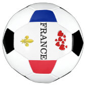 FRANKRIJK land vlag fleur de lis Voetbal (Gedraaid)