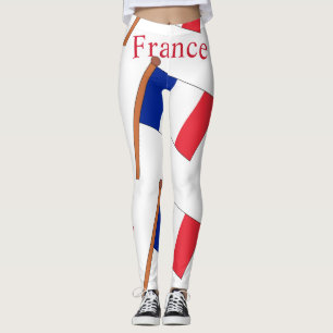 Frankrijk Land Vlag Thunder_Cove Leggings