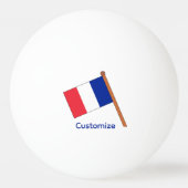 Frankrijk Land Vlag Thunder_Cove Pingpongbal (Achterkant)