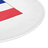Frankrijk Land Vlag Thunder_Cove Snijplank (Hoek)