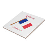 Frankrijk Land Vlag Thunder_Cove Tegeltje (Zijkant)