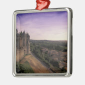 FRANKRIJK, Languedoc Carcassonne 2 Metalen Ornament (Links)