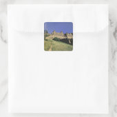 FRANKRIJK, Languedoc Carcassonne Vierkante Sticker (Tas)