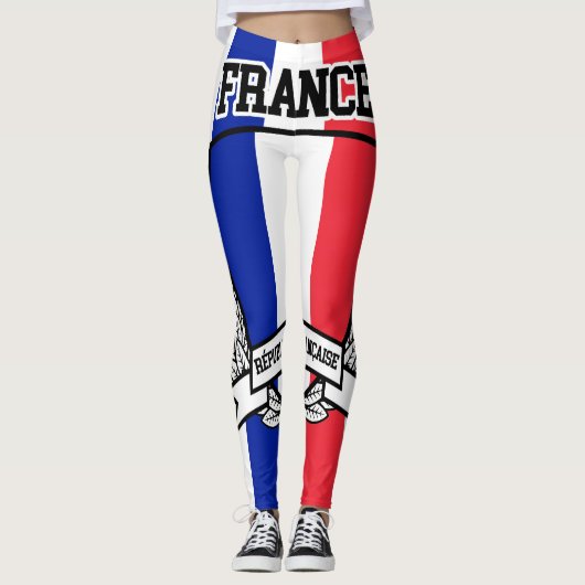 Frankrijk Leggings (Voorkant)