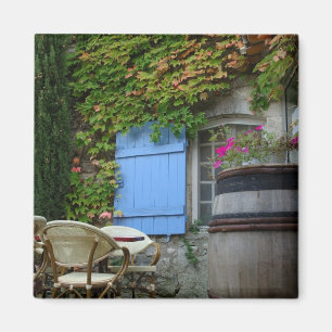 Frankrijk, Les Baux de Provence, cafÃ© terras Magneet