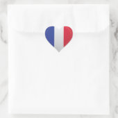 Frankrijk liefde vlag trots hart sticker (Tas)