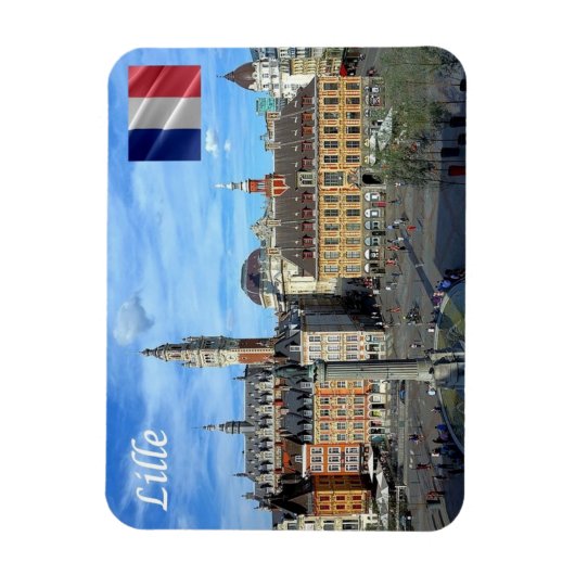 Frankrijk - Lilla Lille - Magneet (Verticaal)