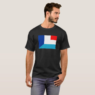 frankrijk luxemburgse vlag - halve symbool t-shirt