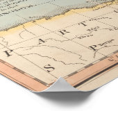  Frankrijk Map Poster (Hoek)