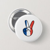 Frankrijk Markering V Ronde Button 5,7 Cm (Voorkant /achterkant)