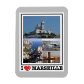 Frankrijk - Marseille - Magneet (Verticaal)