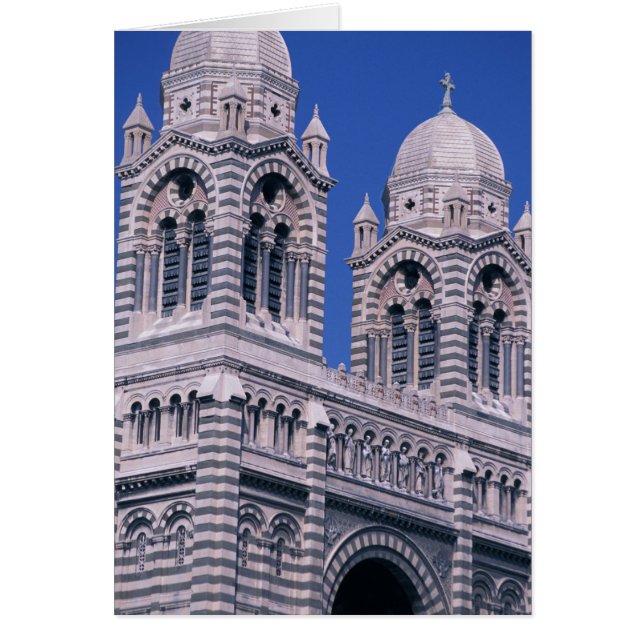 Frankrijk, Marseille, Provence. Kathedraal de la (Voorkant)