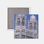 Frankrijk, Marseille, Provence. Kathedraal van La  Magneet (Voorkant / Achterkant)