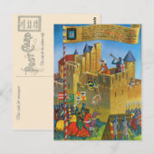 Frankrijk Medieval Carcassonne Briefkaart (Voorkant / Achterkant)