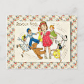  Frankrijk, meisje met dansspeelgoed Briefkaart (Voorkant)