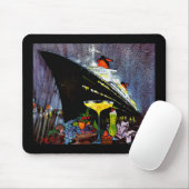 Frankrijk met Champagne Muismat (Met muis)