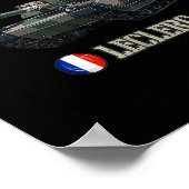 Frankrijk Militaire Moderne Oorlog Main Battle Tan Poster (Hoek)