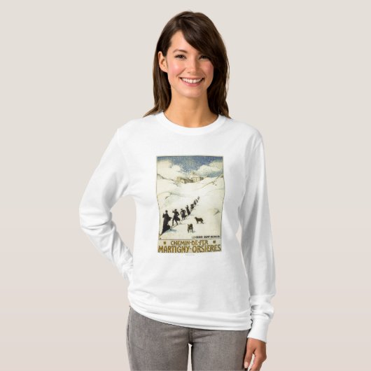 Frankrijk - Monks Skiing T-shirt (Voorkant volledig)