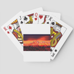 Frankrijk Mont Blanc kabelbaan Pokerkaarten