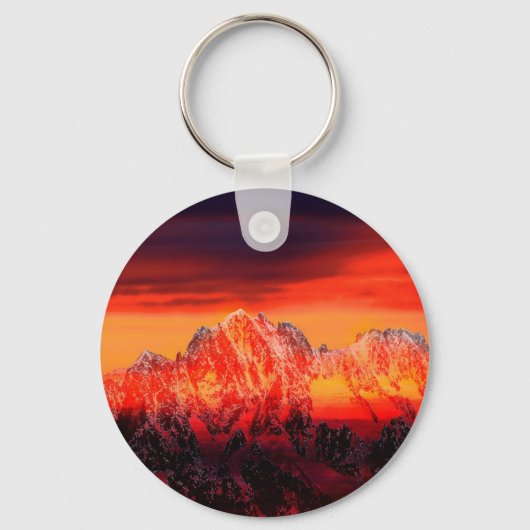 Frankrijk Mont Blanc kabelbaan Sleutelhanger (Voorkant)