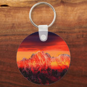 Frankrijk Mont Blanc kabelbaan Sleutelhanger (Voorkant)