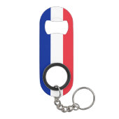 Frankrijk National Flag Patriotic Mini Flessenopener (Achterkant)