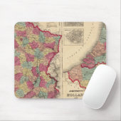 Frankrijk Nederland en België Muismat (Met muis)