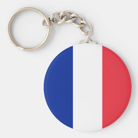 Frankrijk (Nederlands) Vlag Sleutelhanger (Voorkant)