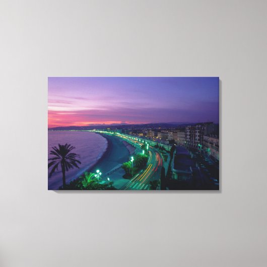Frankrijk, Nice. Canvas Afdruk (Voorkant)