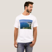 Frankrijk, Nice, luchtbeeld van de haven T-shirt (Voorkant volledig)