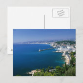 Frankrijk, Nice, uitzicht van de haven Briefkaart (Voorkant / Achterkant)